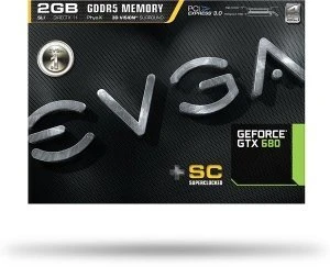 EVGA GeForce GTX 680 Superclocked+, 2GB GDDR5, 2x DVI, HDMI, DP