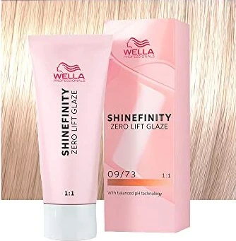 Wella Shinefinity Zero Lift Glaze 09/73 caramel milk, 60ml