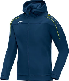 Jako Classico Kapuzen Trainingsjacke night blue/citro (Damen)