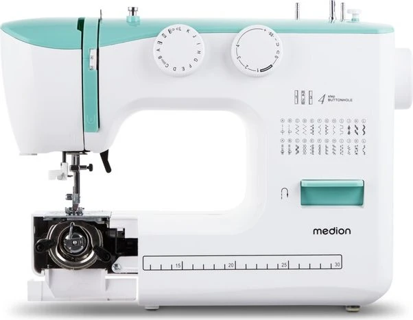 Medion Life SM60 MD10689 Nähmaschine weiß/türkis