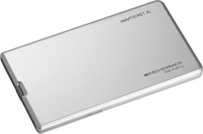 Eschenbach easyPOCKET XL Taschenleuchtlupe silber