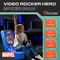 X Rocker Marvel Hero Video Rocker Gaming Bodensessel für Kinder/Jugendliche, Spider-Man blau Vorschaubild