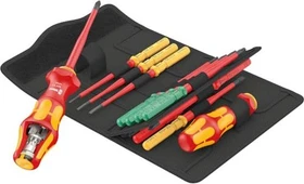 Wera Kraftform Kompakt Turbo i Imperial 1 Tool Finder Bitset zöllig inkl. Tasche, 16-tlg.