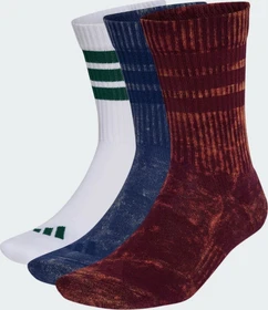adidas Stonewash Crew Socken maroon/dark blue/white/collegiate green, 3 Paare