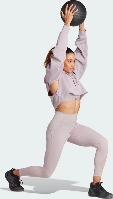 adidas Tailored HIIT Training Hose 7/8 preloved fig (Damen)