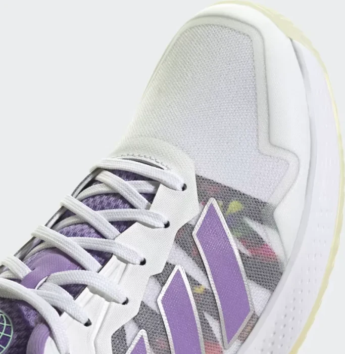 adidas Defiant Speed cloud white/violet fusion/lucid blue (Damen)