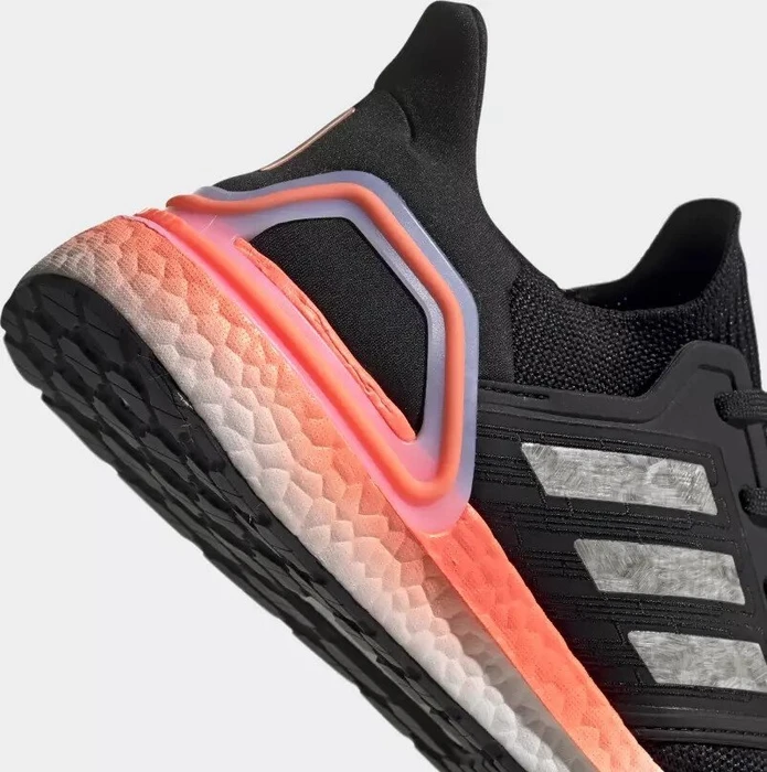 adidas Ultraboost 20 core black/cloud white/signal coral (Herren)