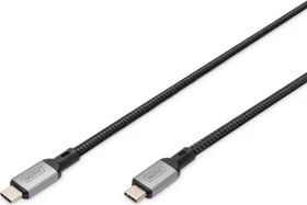 Digitus USB-C Kabel, USB4 Gen2x2, 20Gb/s, 4K60Hz, 60W PD, USB-C [Stecker] auf USB-C [Stecker], 3m (DB-300443-030-S)