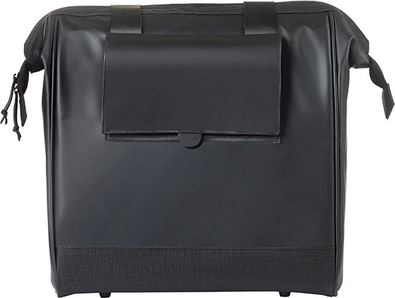 Basil Grand Tarpaulin Shopper MIK Hooks Gepäcktasche schwarz