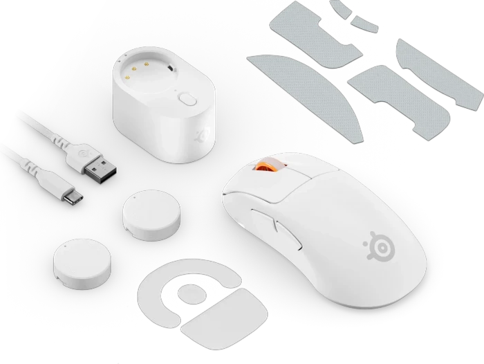 SteelSeries Rival Pro Mini 8K Ultra Wideband Wireless, weiß, USB