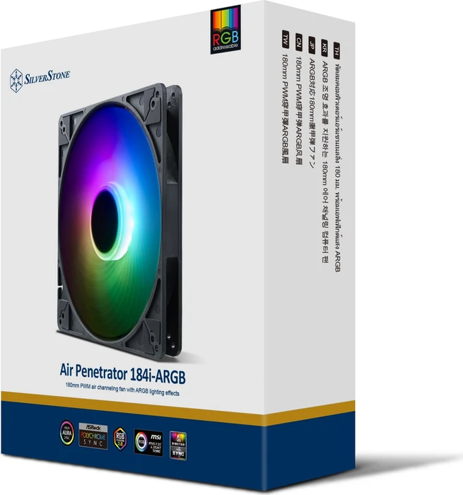 SilverStone Air Penetrator 184i ARGB, 180mm