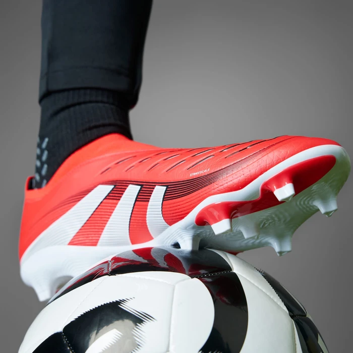 adidas Predator League Laceless MG lucid red/cloud white/core black