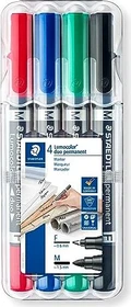 Staedtler Lumocolor duo 348 permanent sortiert, 4er-Set