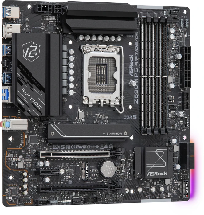 ASRock Z690M PG Riptide/D5 (Intel 1700)