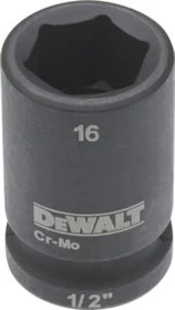 DeWalt DT7534 Außensechskant Steckschlüssel 1/2", 16x38mm