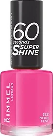 Rimmel 60 Seconds Super Shine Nagellack 322 Neon Fest, 8ml