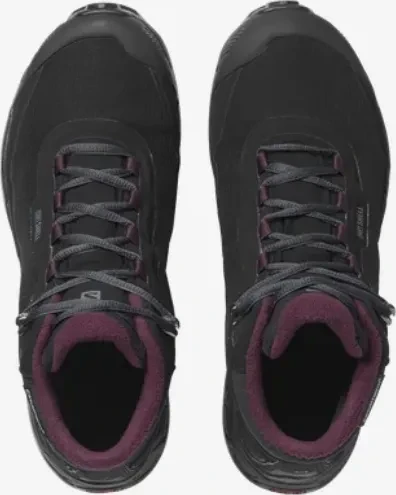 Salomon Shelter Waterproof black/ebony/wine tasting (Damen)
