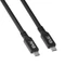 Club 3D USB4 Kabel, 20Gb/s, 8K60Hz, 100W PD, USB-C Stecker auf USB-C Stecker, schwarz, 9m Vorschaubild