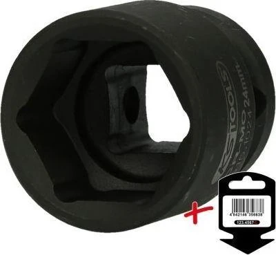KS Tools Außensechskant Steckschlüssel 1/2", 24x38mm