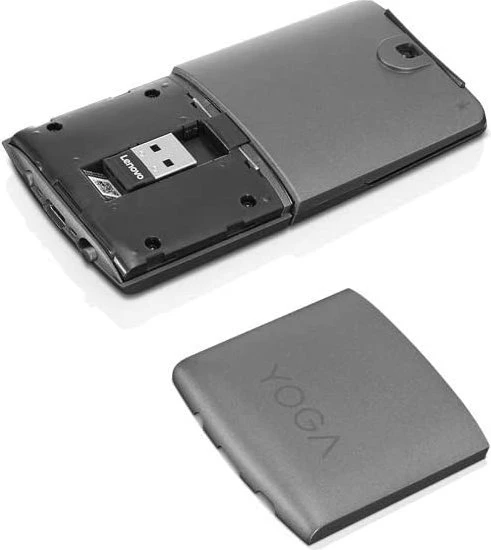 Lenovo Yoga Maus mit Laser-Presenter grau, USB/Bluetooth
