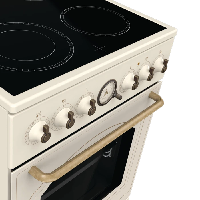 Gorenje GECS5B70CLI Elektroherd mit Glaskeramik-Kochfeld