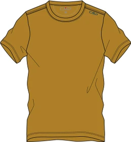 CMP Performance Merino Funktionsshirt kurzarm curcuma (Herren)