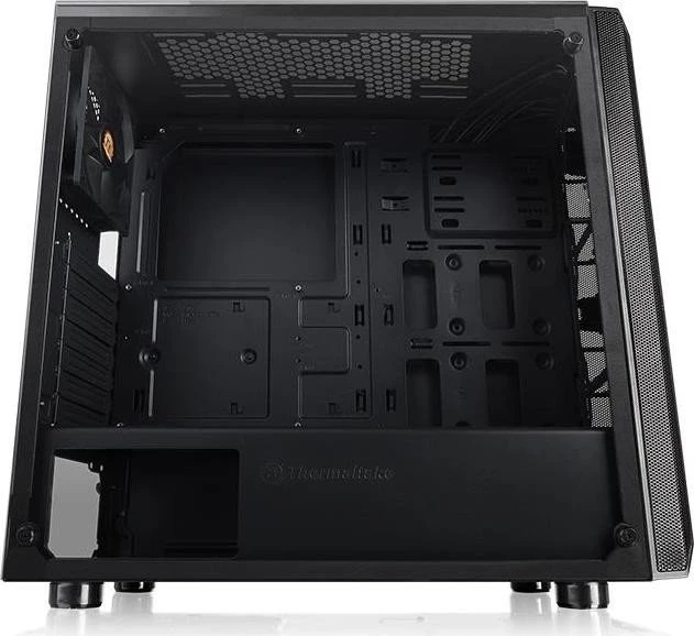 Thermaltake Versa J25 TG, schwarz, Glasfenster