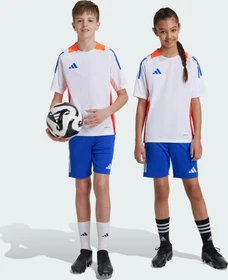 adidas Tiro 24 Competition Trainingshose kurz lucid blue/white (Junior)