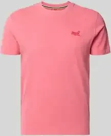 Superdry Organic Cotton Essential Logo T-Shirt kurzarm punch pink (Herren)