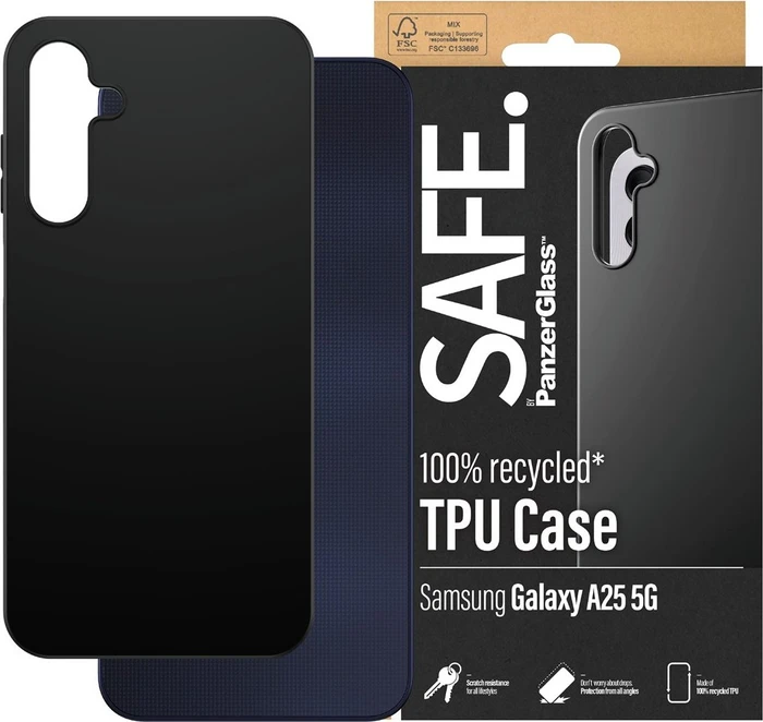 PanzerGlass Safe TPU Case für Samsung Galaxy A25 5G schwarz