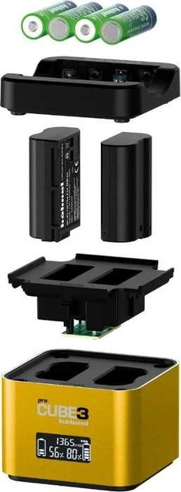 Hähnel ProCube 3 Doppelladegerät für Nikon