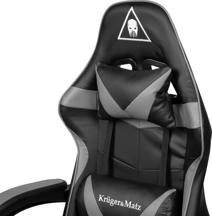Krüger&Matz Warrior GX-150 Gamingstuhl, schwarz/grau