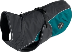 Hunter Uppsala Cozy Hundemantel, Wintermantel, wasserabweisend, reflektierend, 40, anthrazit/petrol