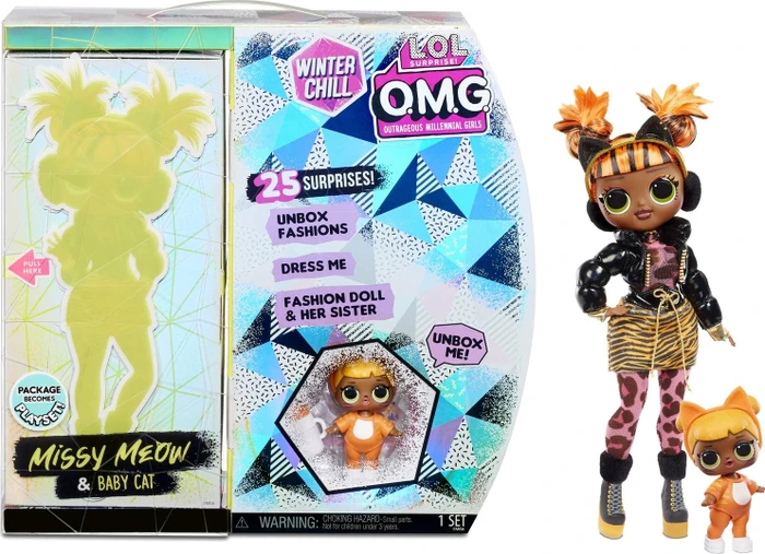 MGA Entertainment L.O.L. Surprise! - O.M.G. Missy Meow and Baby Cat