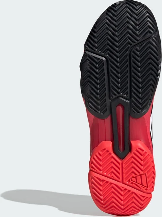 adidas CourtJam Control 3 cloud white/core black/lucid red