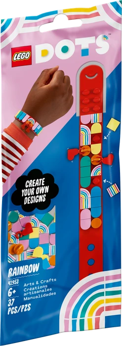 LEGO Dots - Regenbogen Armband mit Anhängern
