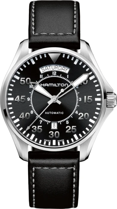 Hamilton Khaki Aviation Pilot day date H64615735
