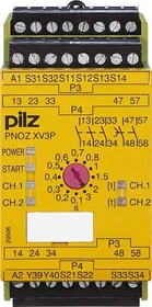 Pilz PNOZ XV3P 3/24 VDC 3n/o 2n/o t