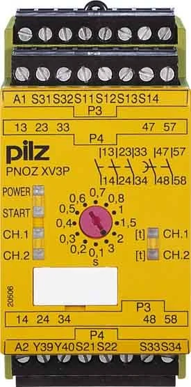 Pilz PNOZ XV3P 3/24 VDC 3n/o 2n/o t
