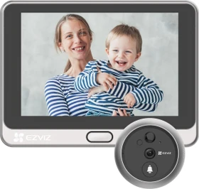 Ezviz DP2 Video Doorbell Wire-Free, inkl. Monitor, Video-Türklingel