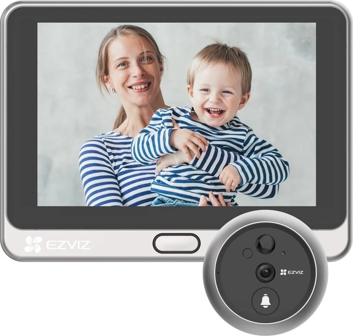 Ezviz DP2 Video Doorbell Wire-Free, inkl. Monitor, Video-Türklingel