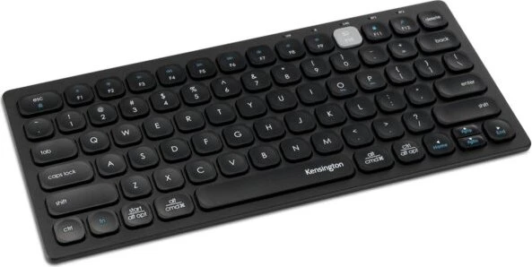 Kensington Multi-Device Dual Wireless Compact Keyboard, schwarz, USB/Bluetooth, DE