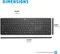 HP 230 Wireless Keyboard, USB, DE Vorschaubild
