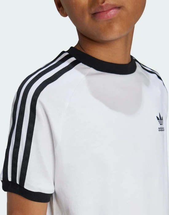 adidas 3-Streifen T-Shirt kurzarm weiß (Junior)