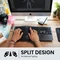 Perixx Periboard-835 Ergo Wireless, schwarz, LEDs RGB, Kailh Choc LOW PROFILE BROWN, USB/Bluetooth, US Vorschaubild