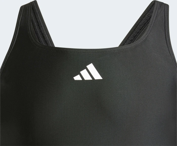 adidas 3-Streifen C-Back Badeanzug schwarz/weiß (Junior)