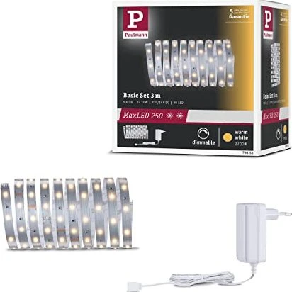 Paulmann MaxLED 250 Strip LED-Streifen 12W warmweiß unbeschichtet 3m