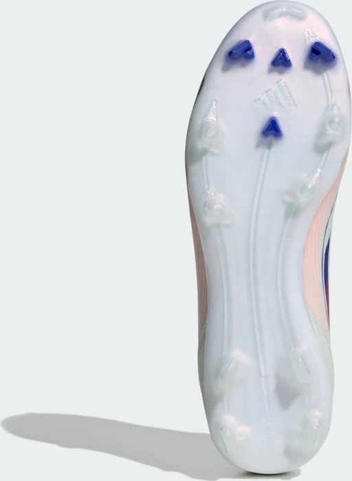 adidas F50 League Mid-Cut FG/MG cloud white/lucid blue/solar red (Damen)