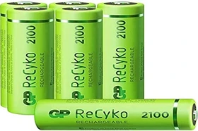 GP Batteries ReCyko Mignon AA NiMH 2100mAh, 4er-Pack