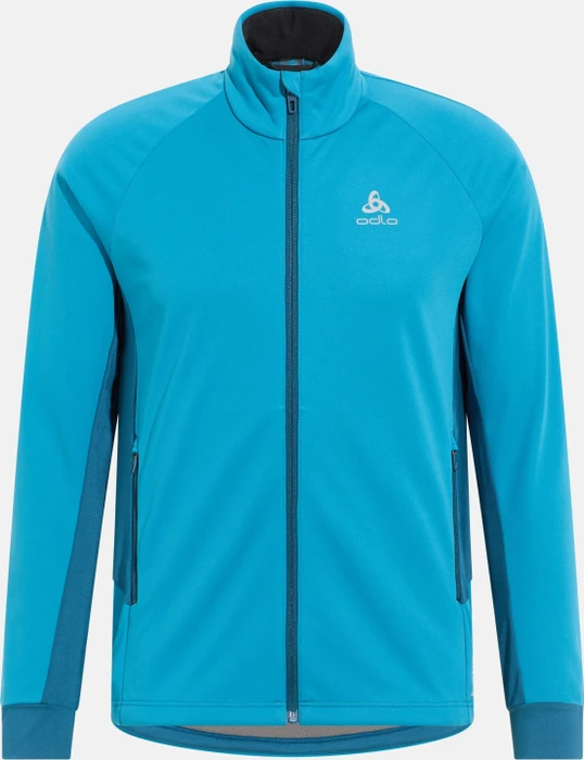 Odlo Brensholmen Funktionsjacke saxony blue/deep dive (Herren)